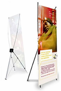 Banner stand example